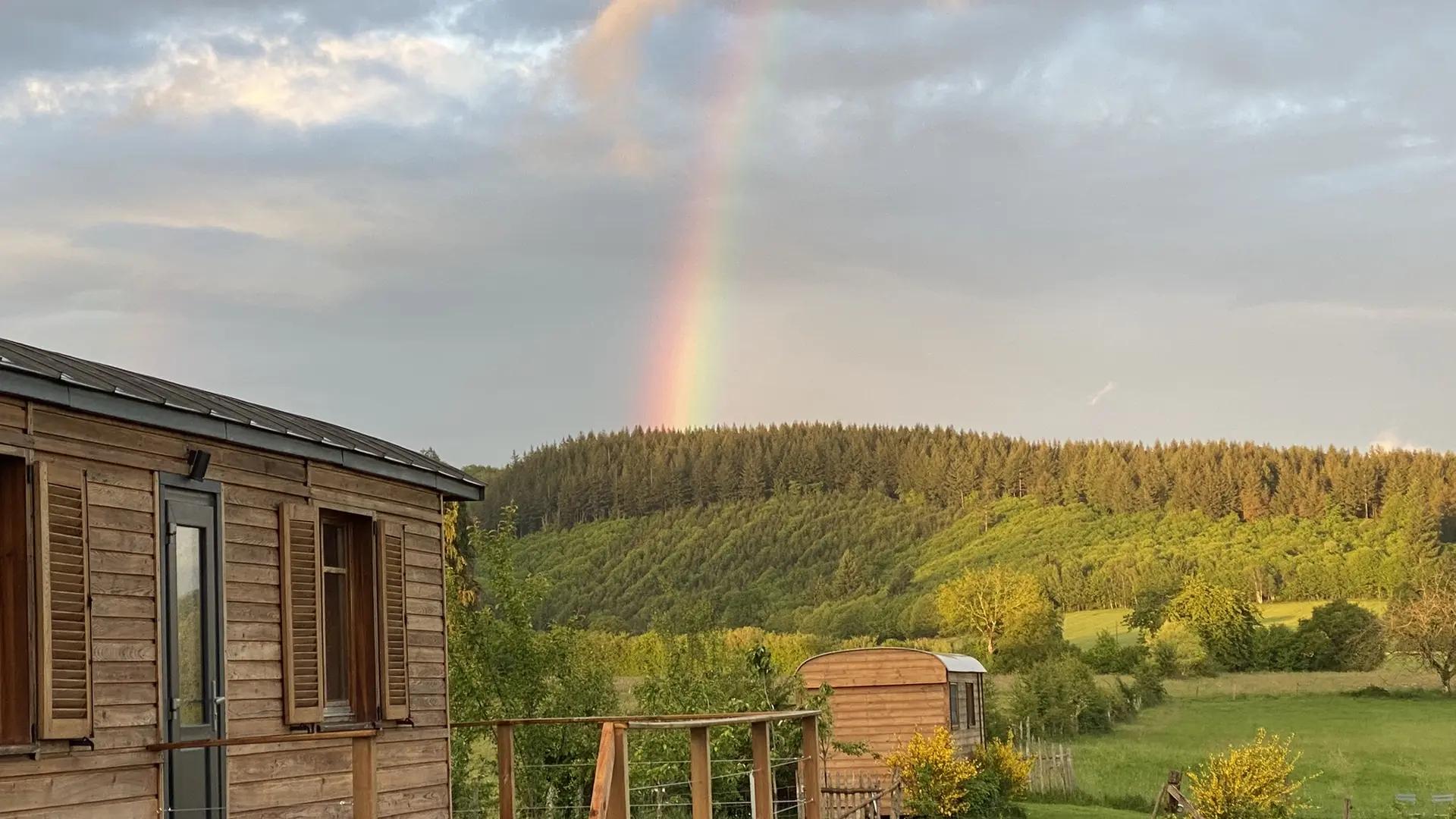 Les Terres de la Chouette : Roulotte du Verger