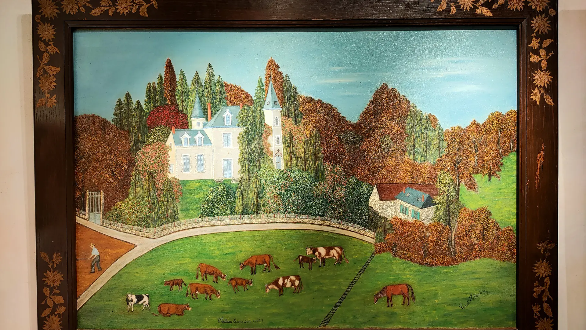 Cécile Sabourdy, le château de Juvé (collection particulière)