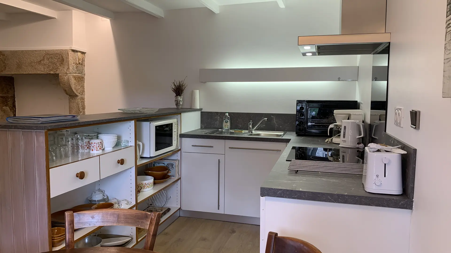 Kitchenette et coin repas