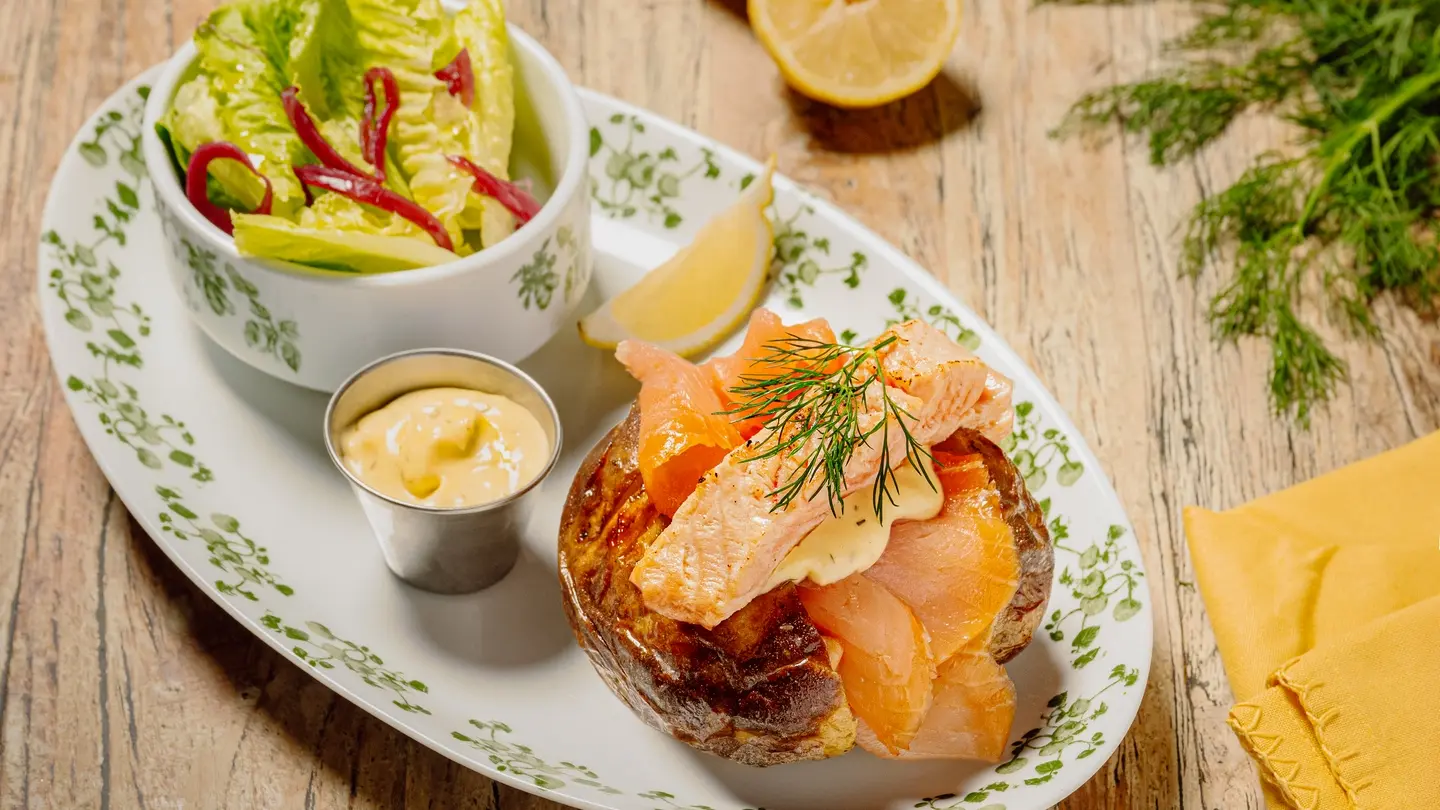 La Pataterie - Bizanos - pomme de terre au saumon