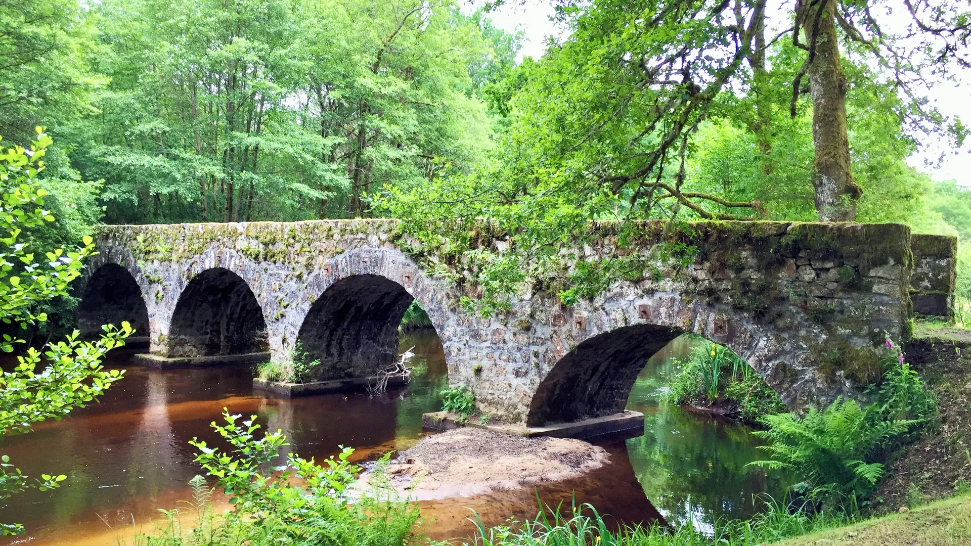 Le Pont de Claveyrolas, à Nedde