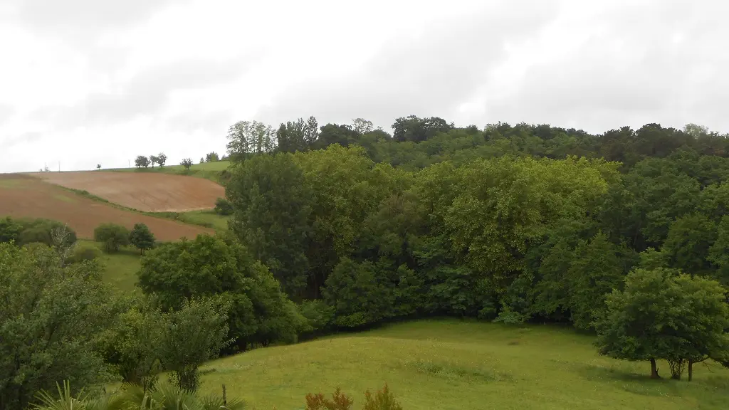 Lespes - vue depuis meublé