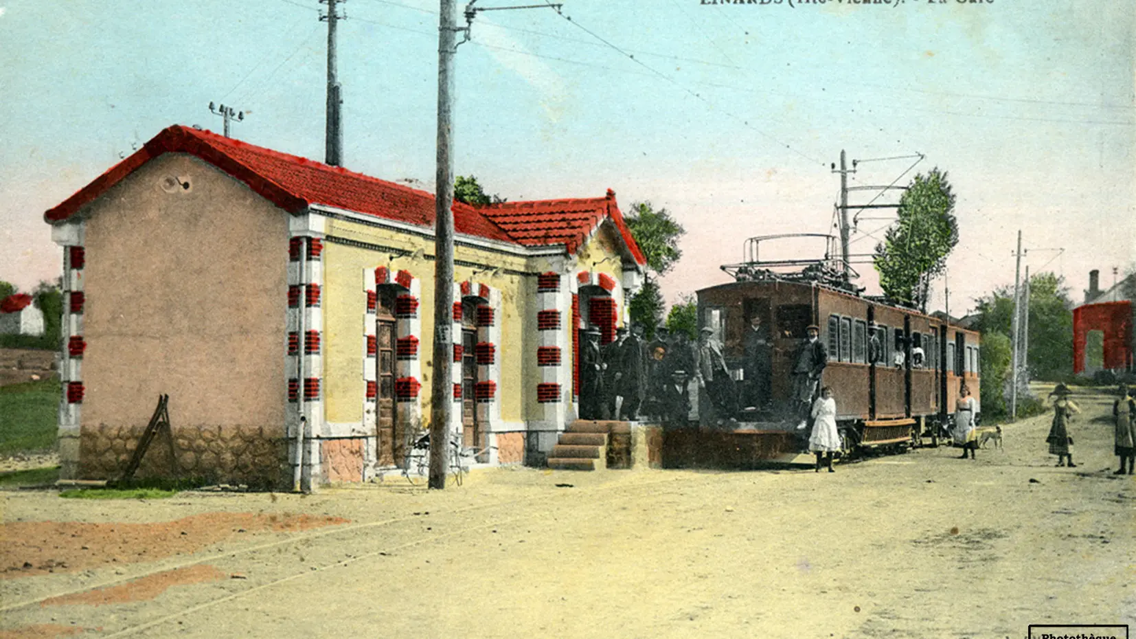 Linards - tramway - gare 001-1a - Photothèque Paul Colmar