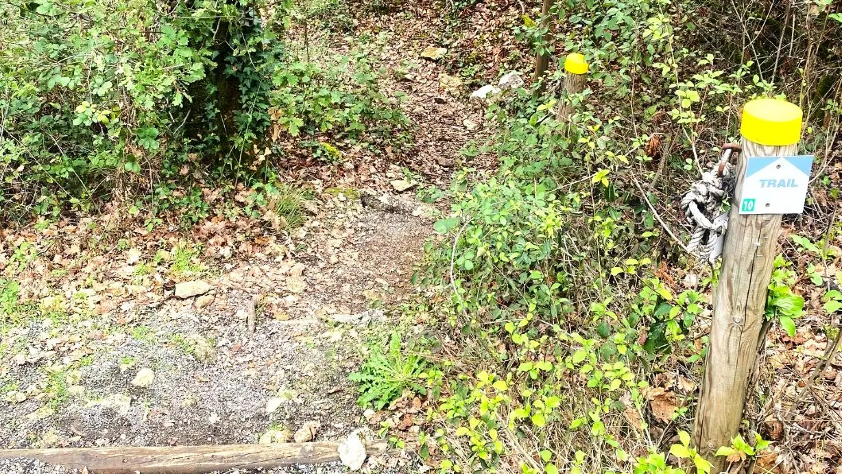 MONTIGNAC-Promenade de Lascaux-Chemin-Poteau