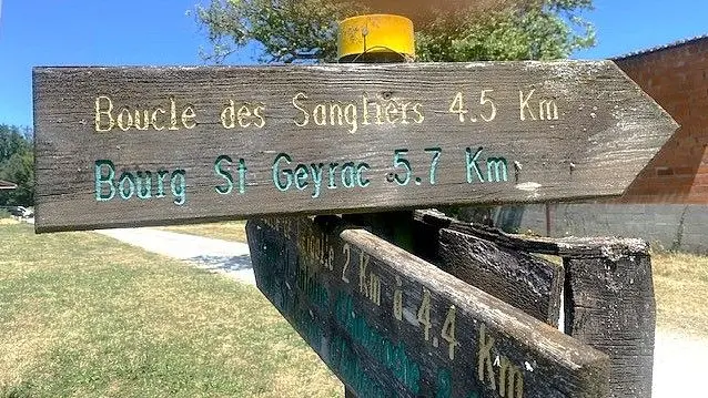 Milhac d'auberoche -Boucle des sangliers-Signalétique