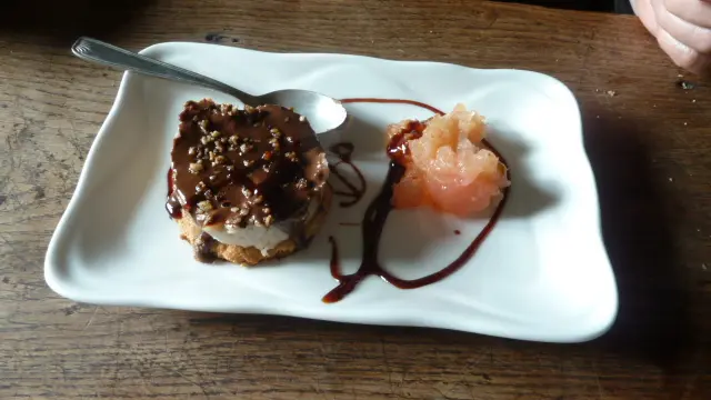 Dessert d'automne pomme chataigne noix