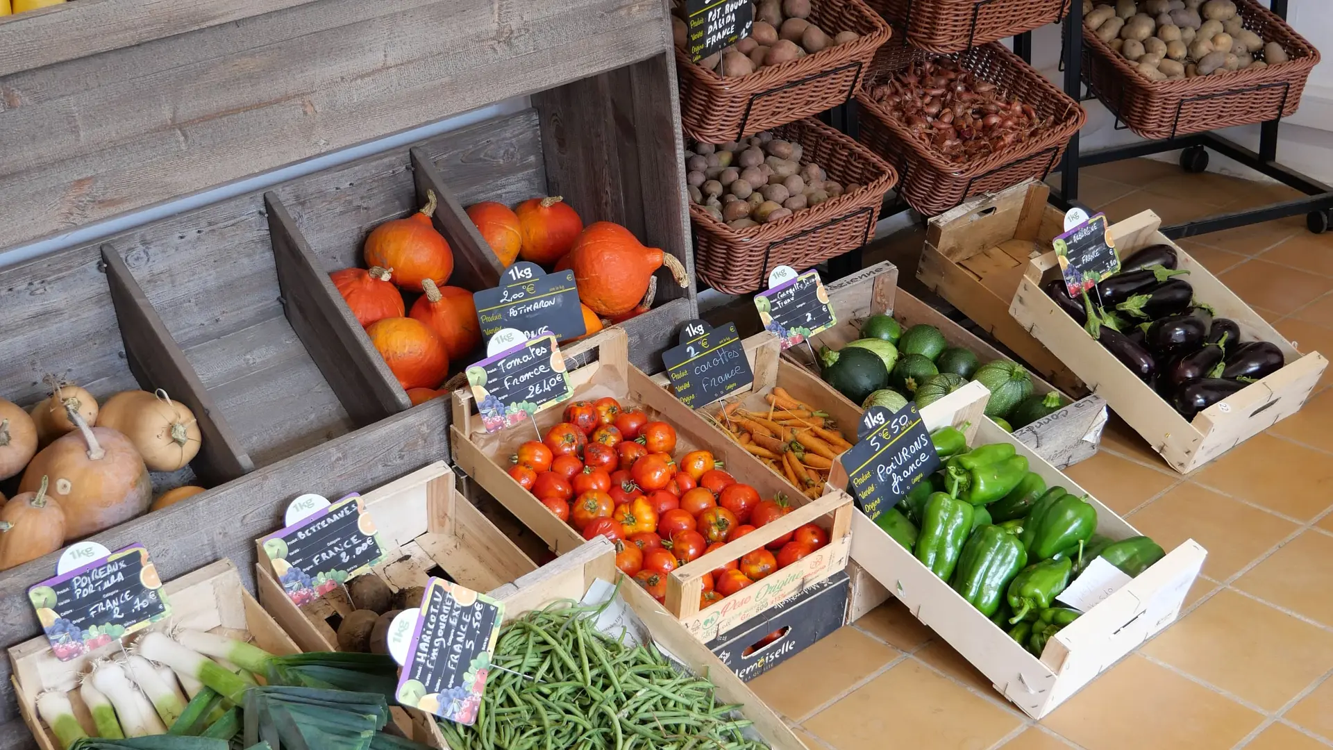 Espace de vente - Jardins du Moulin