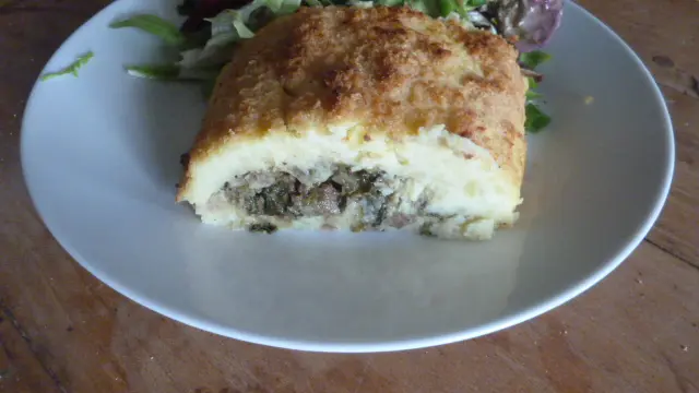 roulé de pomme de terre