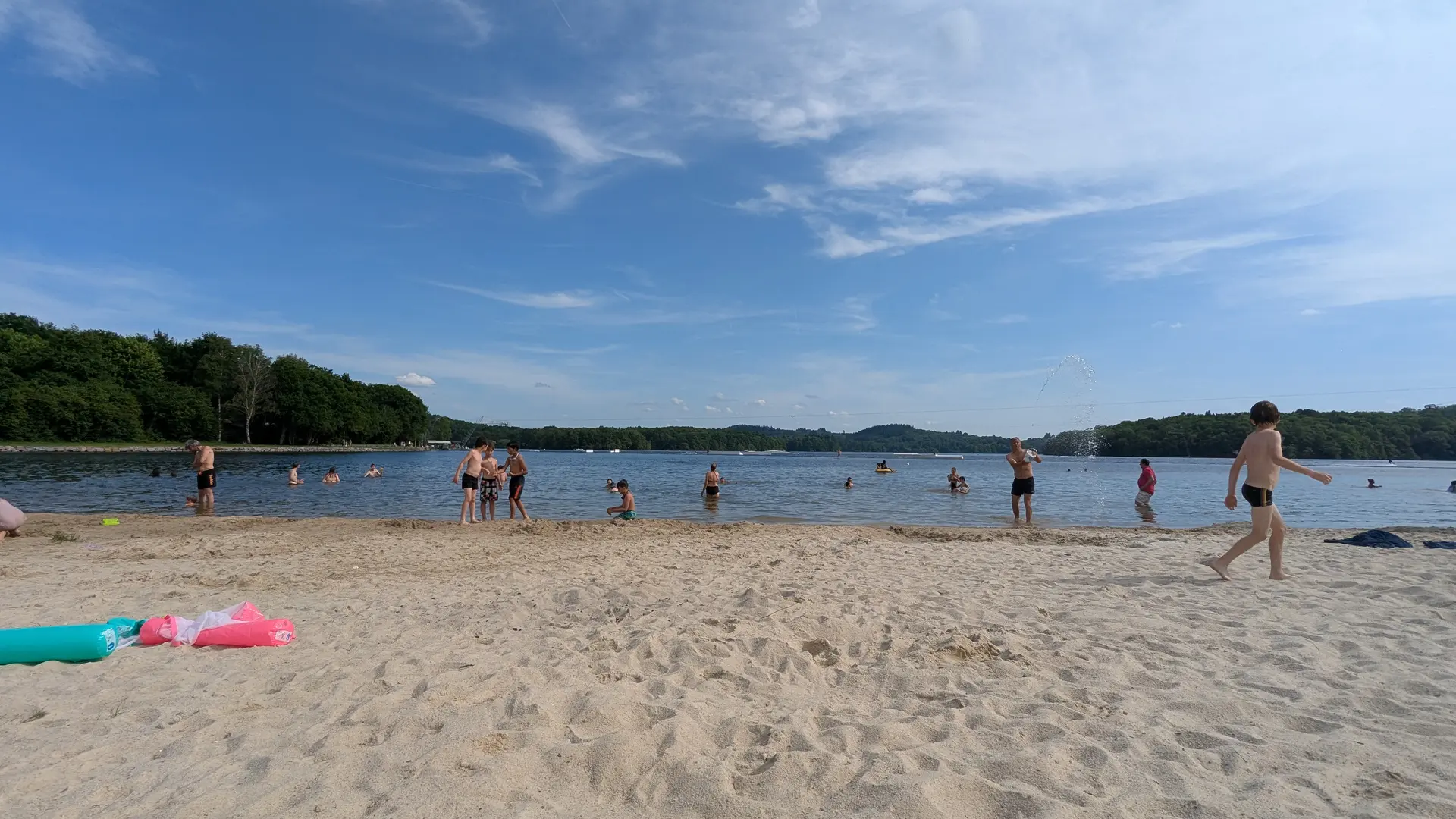 Plage de Fréaudour - lac de St Pardoux