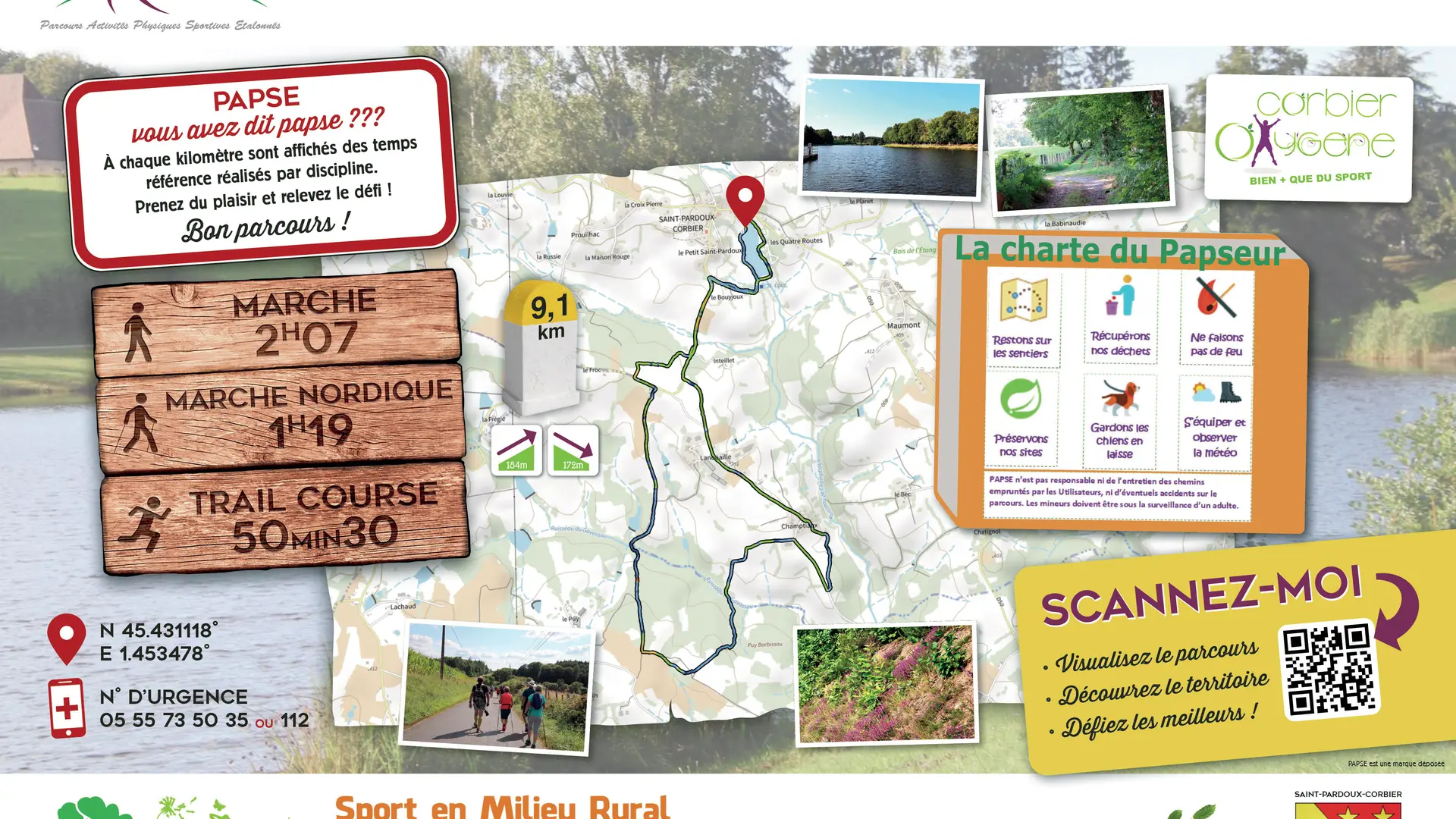Panneau PAPSE - Saint-Pardoux-Corbier ©J Faugeras