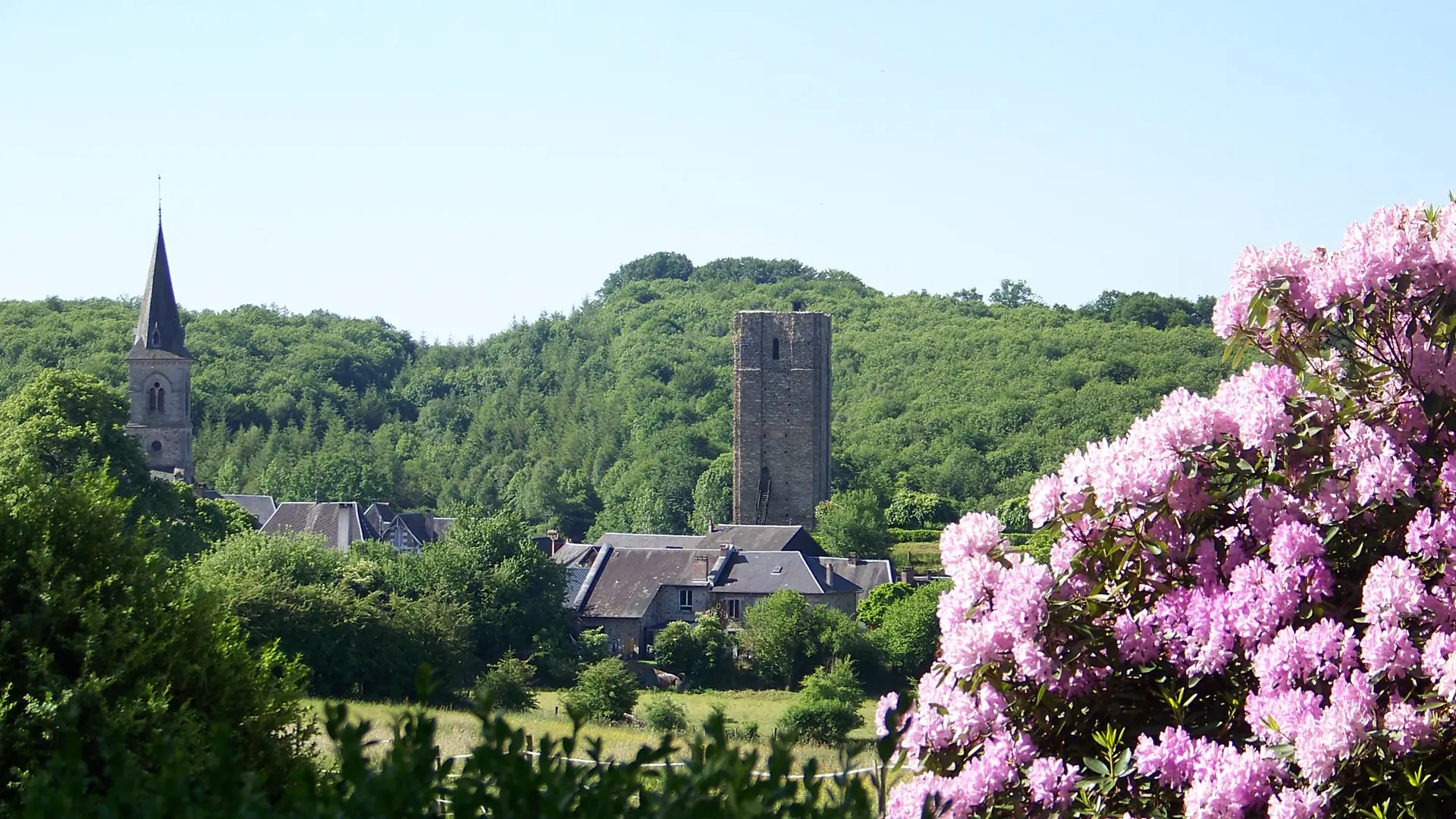Photo de Présentation - Entre Etangs et Chateaux -Salon la Tour © Office de Tourisme Terres de Corrèze