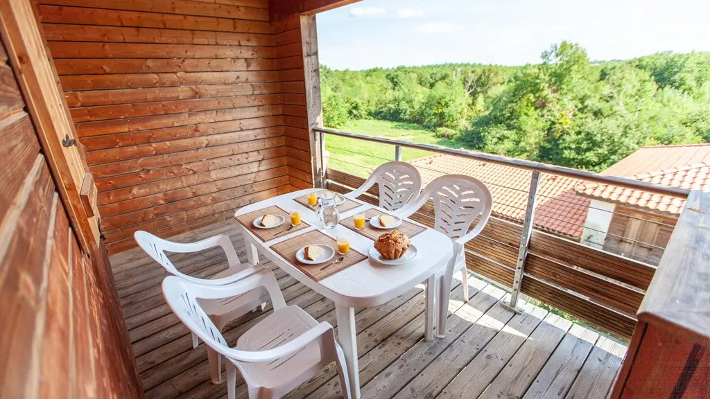 Rés Les Hameaux - terrasse chalet