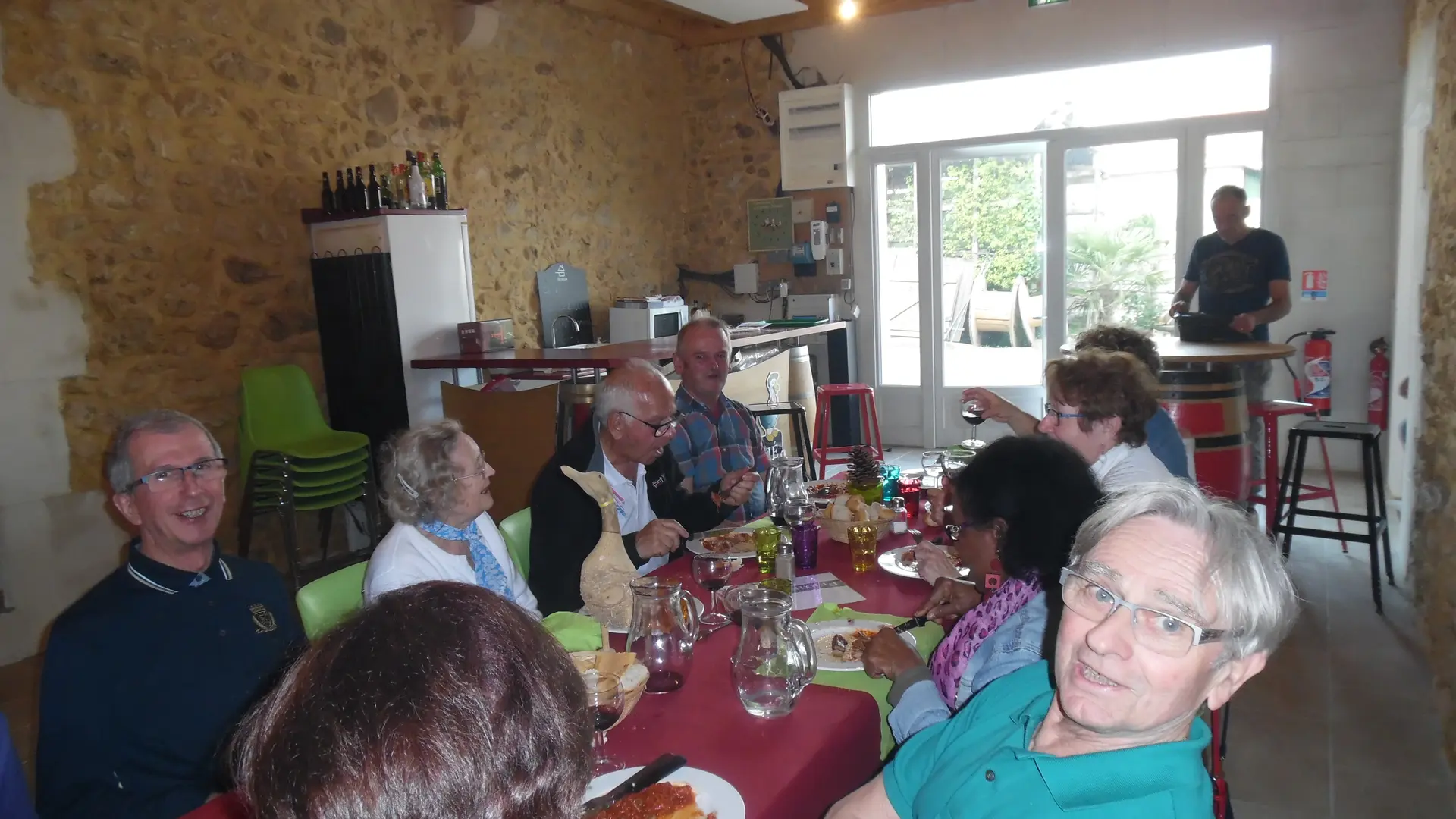 Repas à la ferme