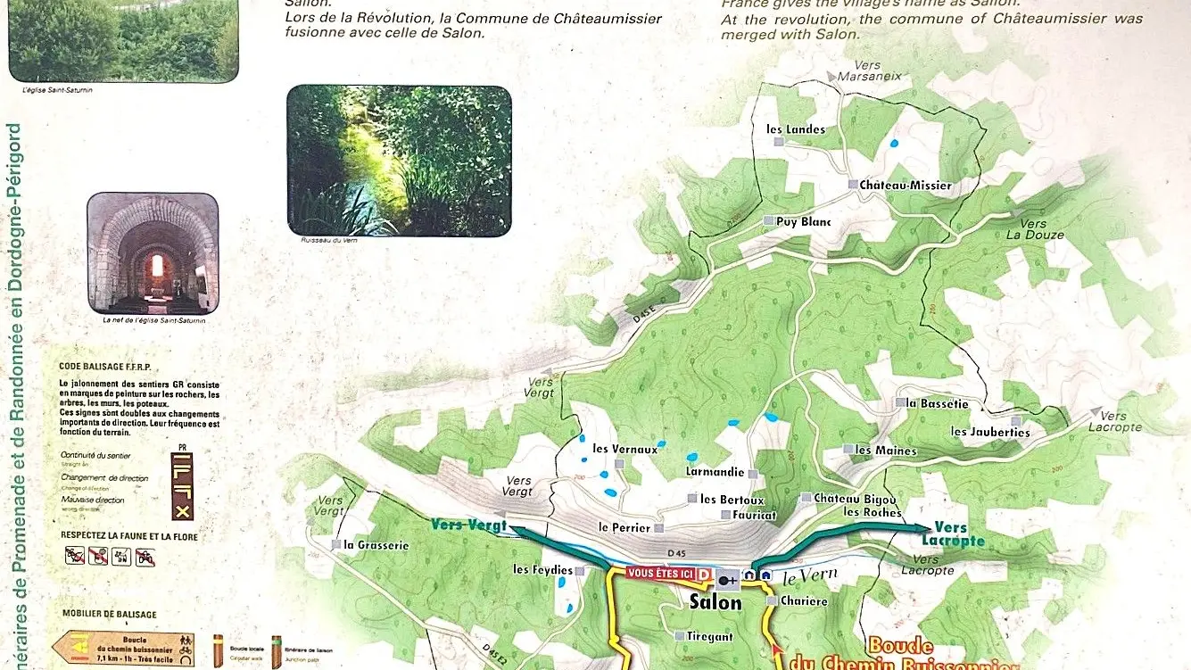 SALON-Boucle du chemin buissonnier-Panneau d'appel