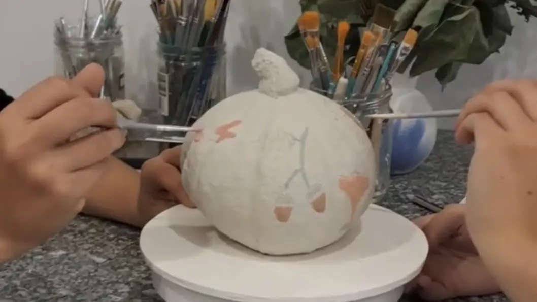 atelier halloween, citrouille