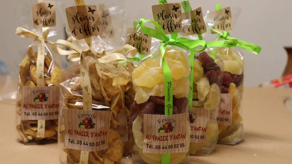 Sachet fruits secs