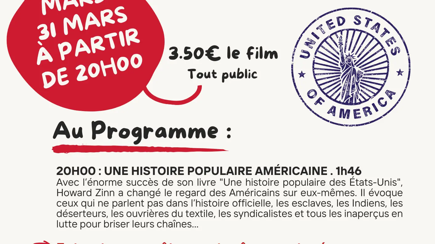 Flyer Soirée Américaine Célébration Jour de l'indépendance Rouge Bleu - 1