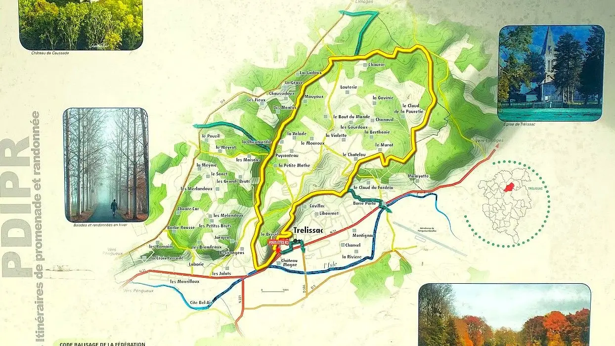 TRELISSAC-Boucle de Caussade-Panneau d'appel