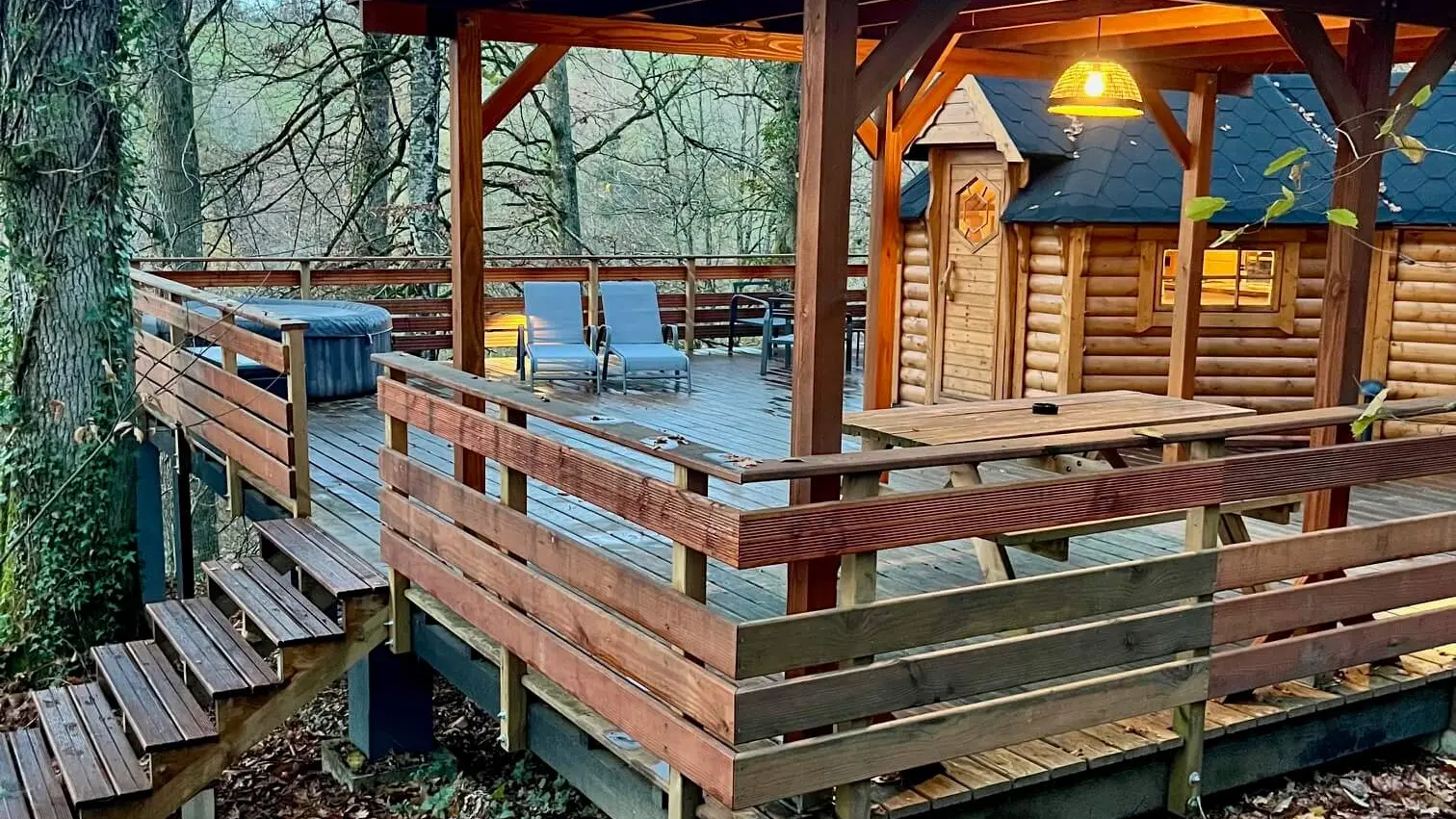 Terrasse kota finlandais