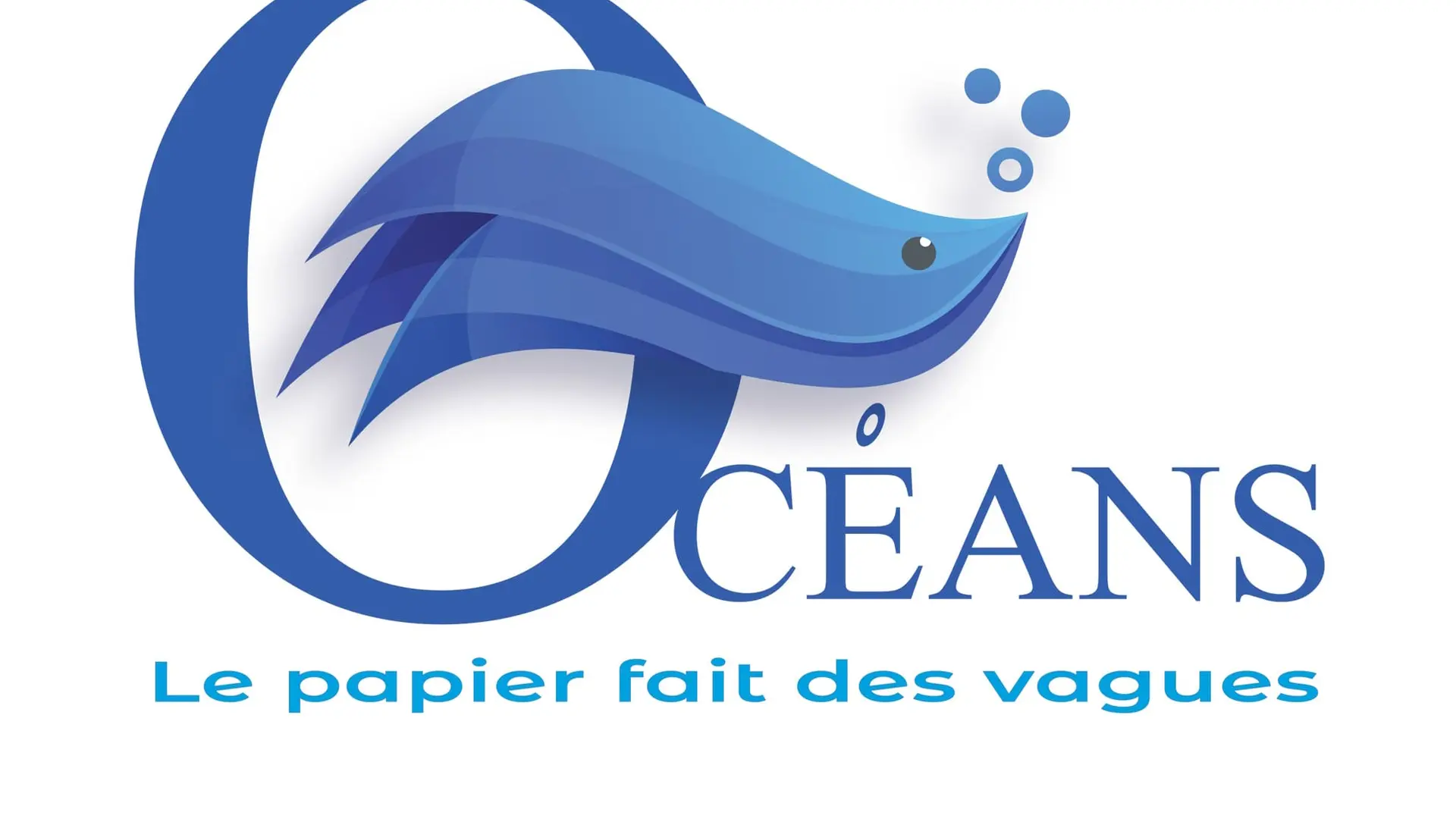 Visuel de l'exposition 2025 : OCEANS, le papier fait des vagues