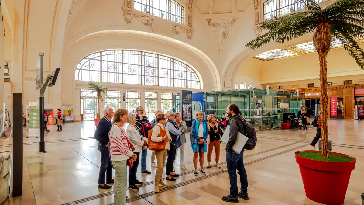 Visite de la gare de Limoges