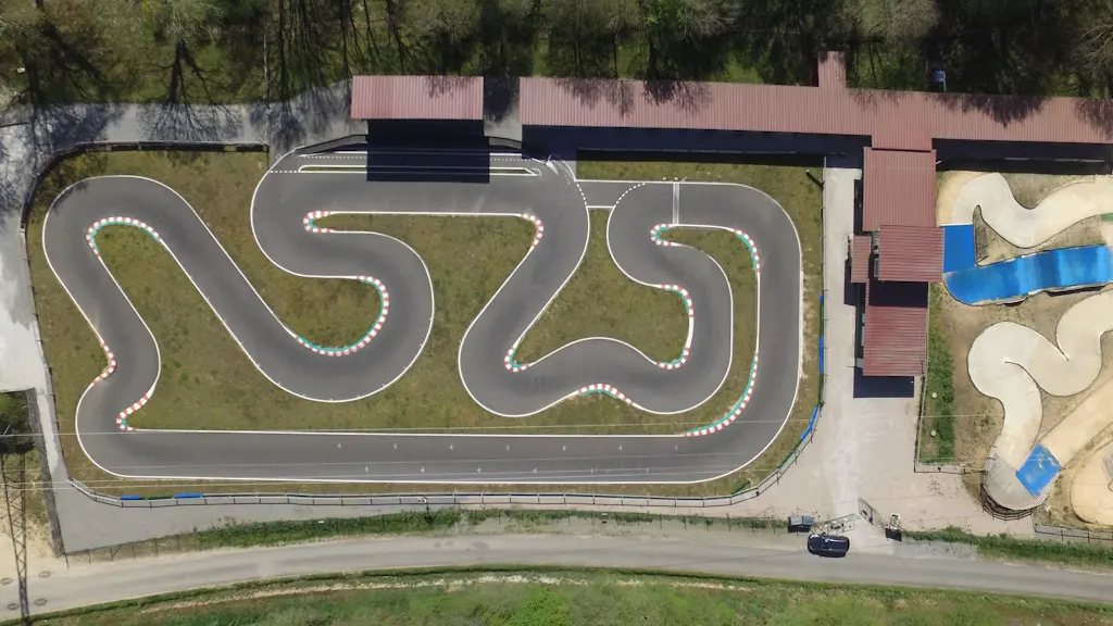 Vue aérienne du circuit