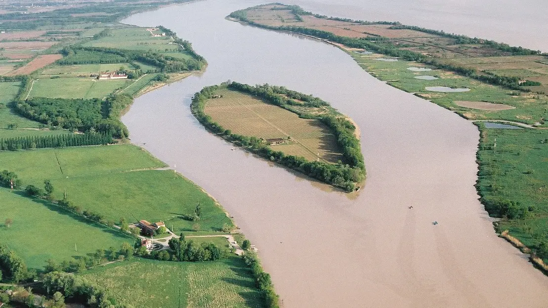 Vue aerienne ile Margaux