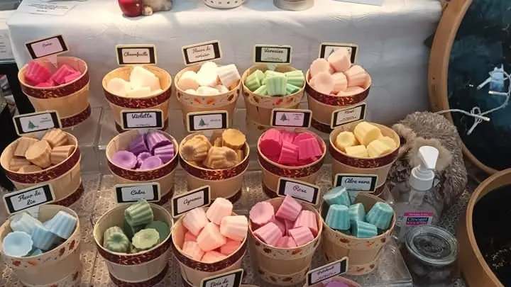 Galets de cire parfumés