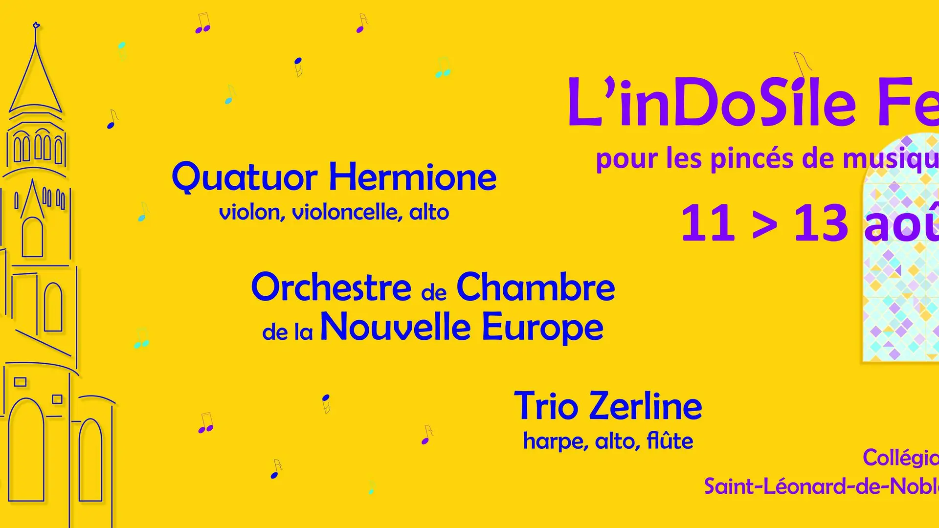 bandeau pour les concerts