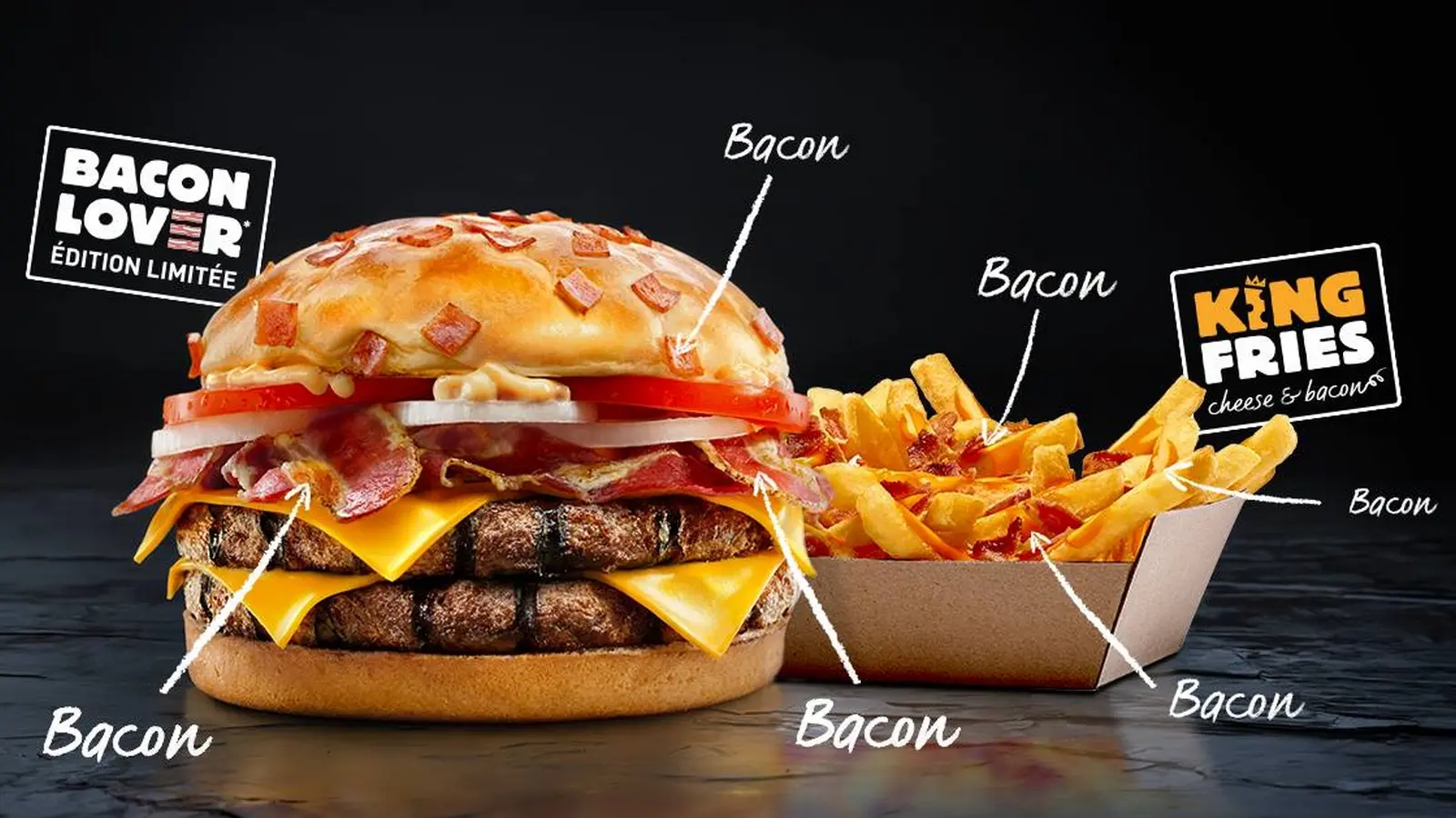 Restaurant Burger King - Pau - menu bacon