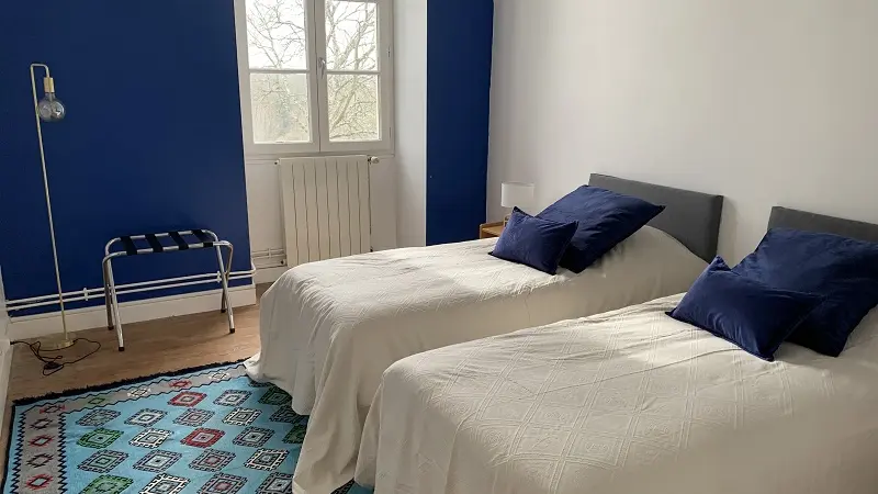 chambre bleue