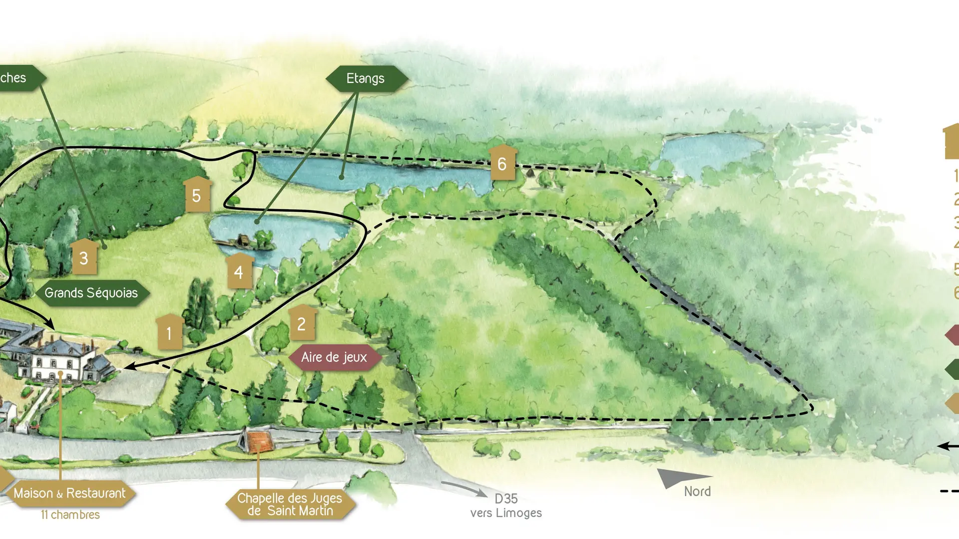 Les Ruches à Manger le plan