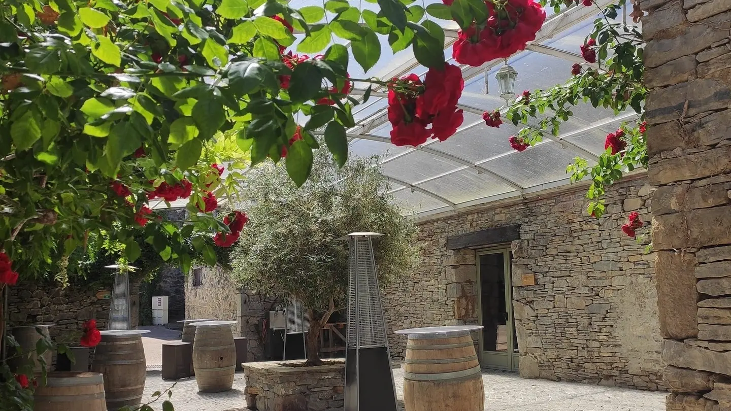 Domaine-de-Lucain - Gan - la cour