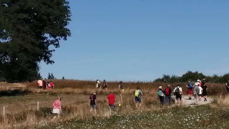 en lacet vers le sommet