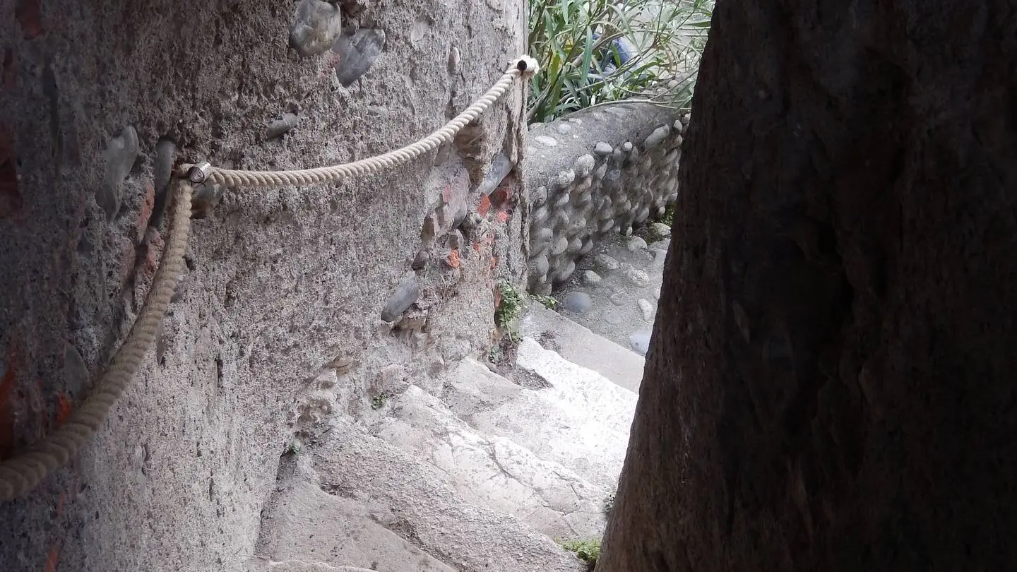 escaliers  sur les remparts