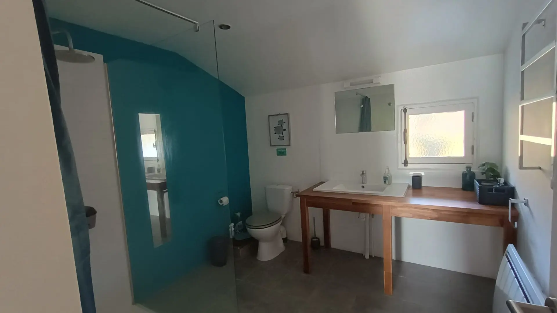 Salle d'eau - gîte Moulin de chez Brandy