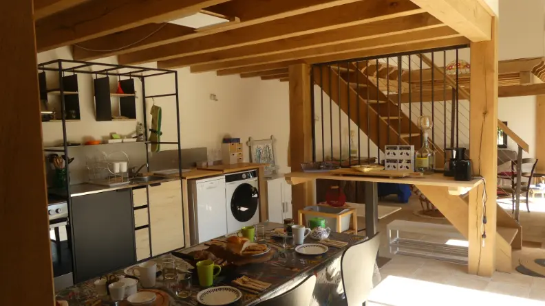 Gîte La Férandie, cuisine - Chéronnac, Périgord-Limousin