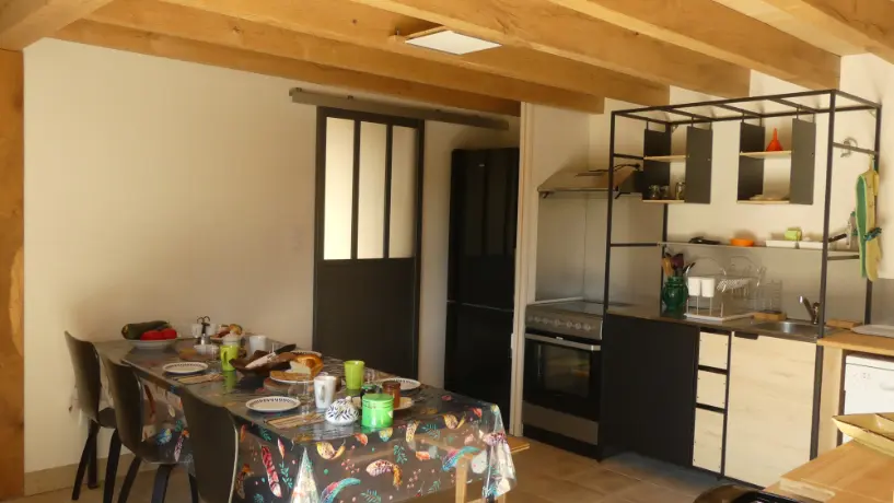 Gîte La Férandie, cusine - Chéronnac, Périgord-Limousin