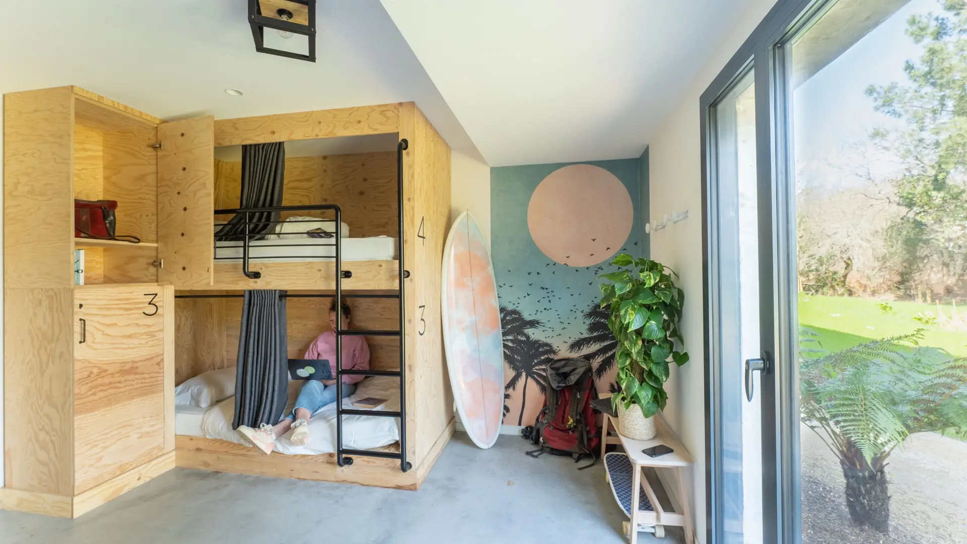 OT Hossegor - HEJMO - hejmo-hostel-hossegor-chambre-partagee-confort-dortoir