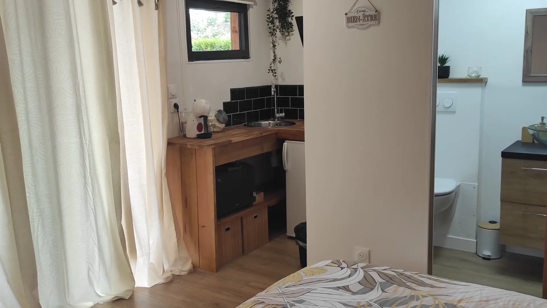 Cabane avec bain nordique