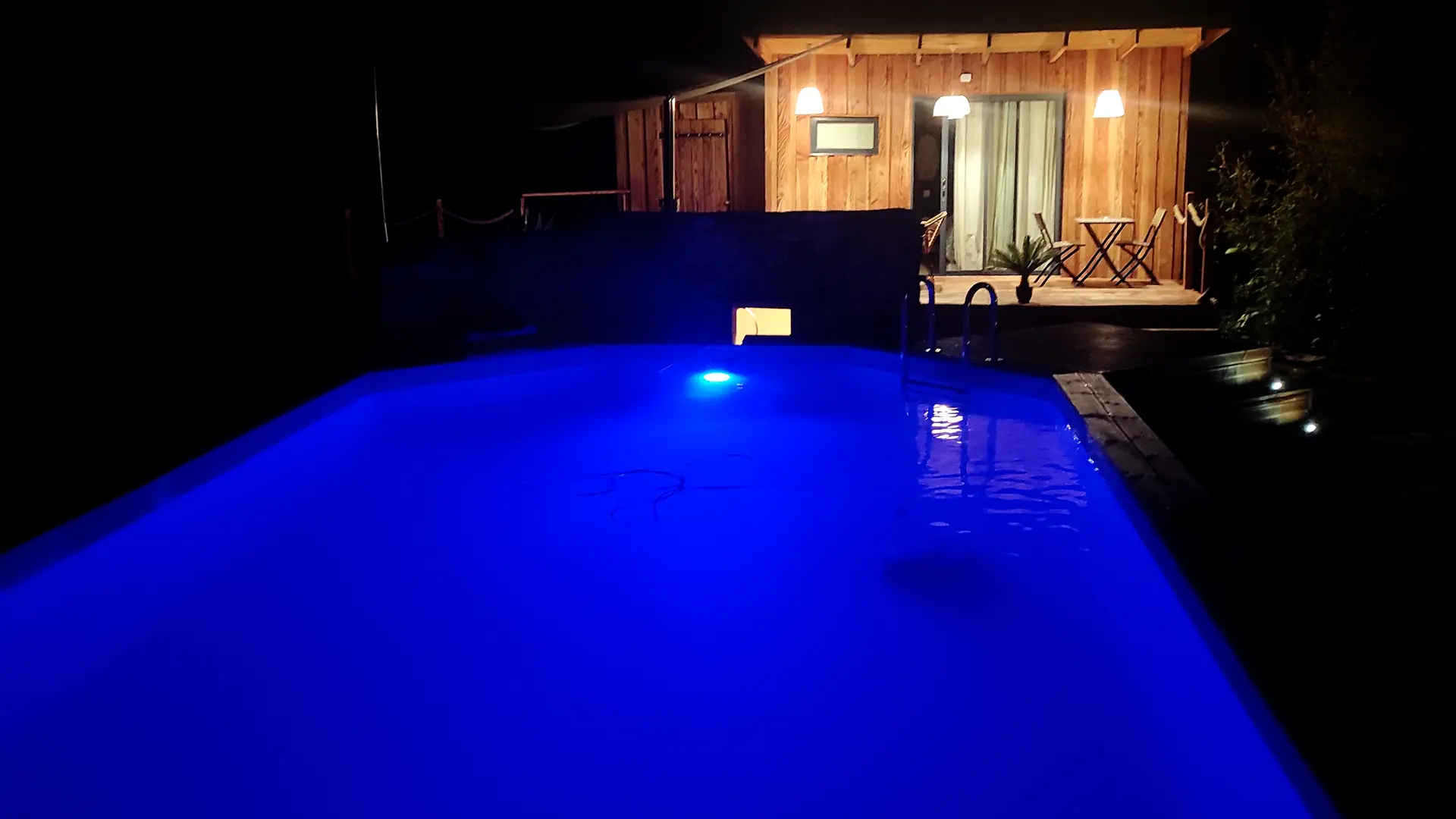 Cabane avec bain nordique