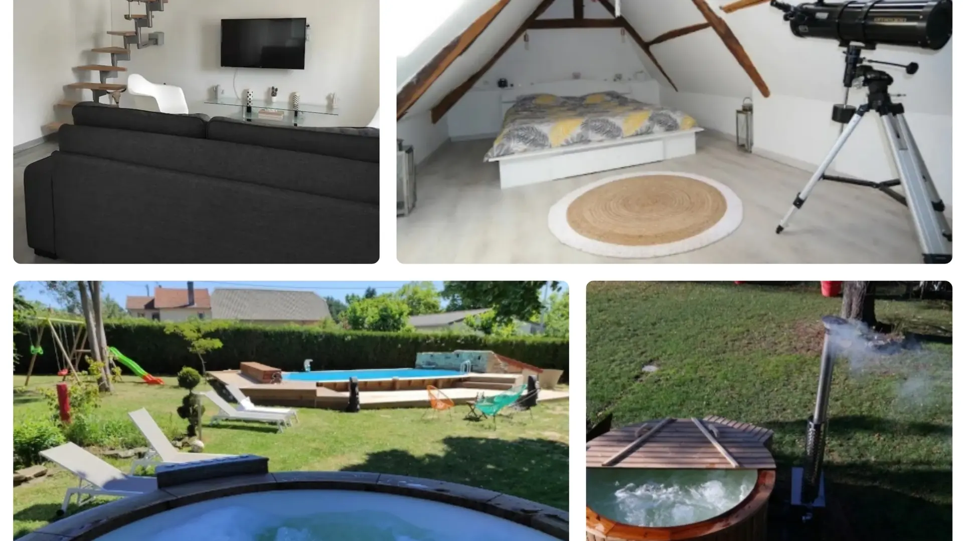 Appartement duplex avec jacuzzi privatif Ania