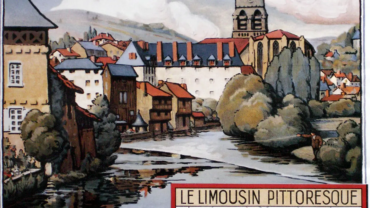 k affiche-Compagnie_Eymoutiers par Léon Jouhaux