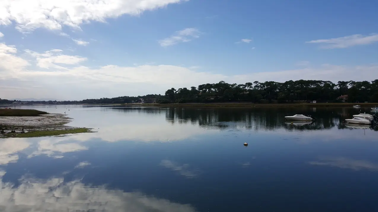 tour du lac d'hossegor à pied