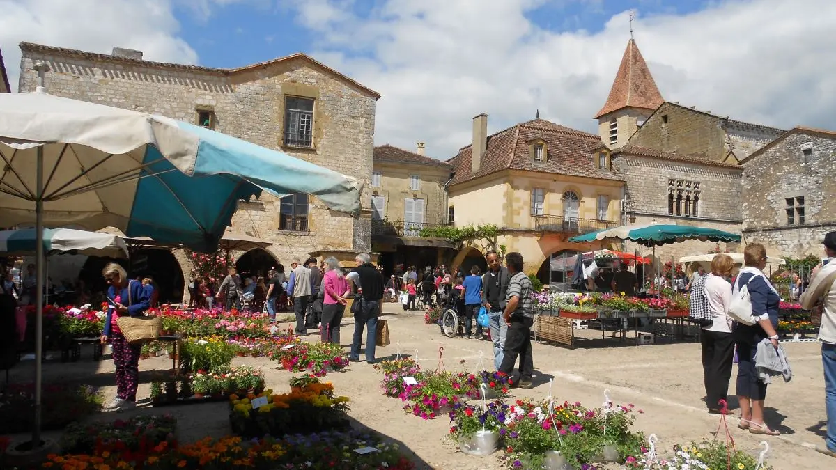 le marché aux fleurs
