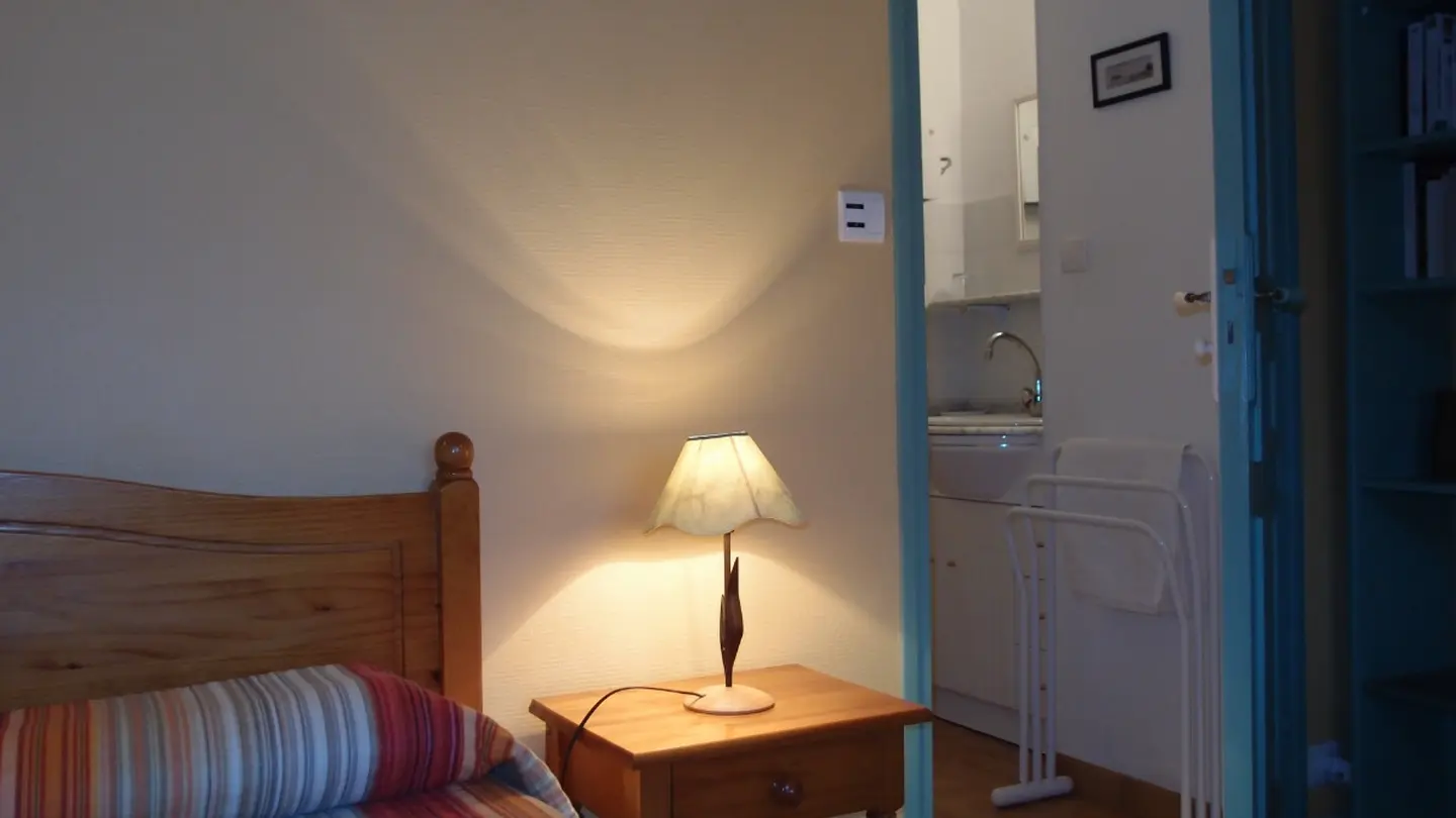 chambre d'hôtes fleurs - Laroin - côté bain