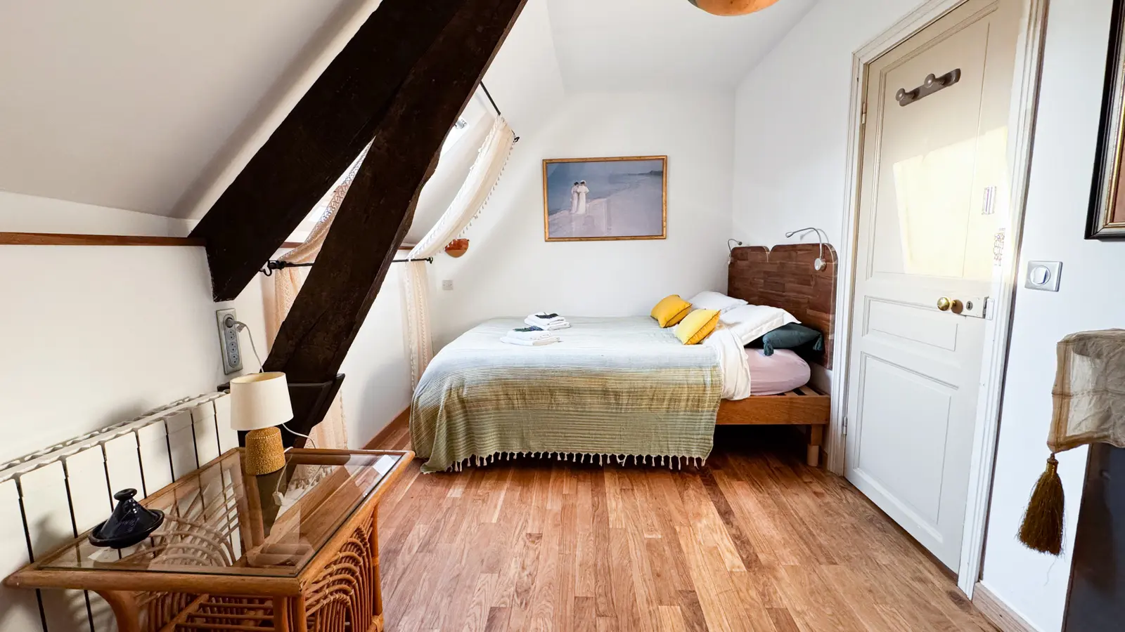 Chambre PRAIRIEvue depuis salle d'eau/WC