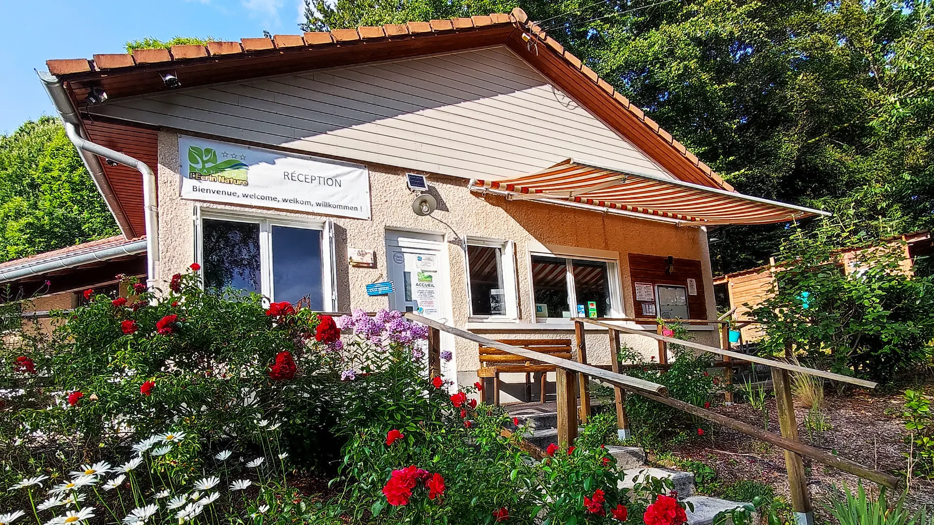 Réception camping ecrin nature