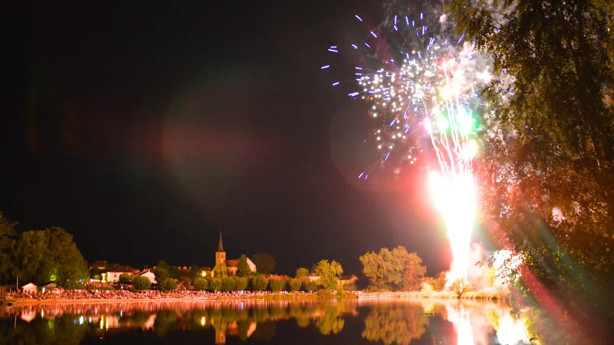 Feu d'artifice de Flavignac