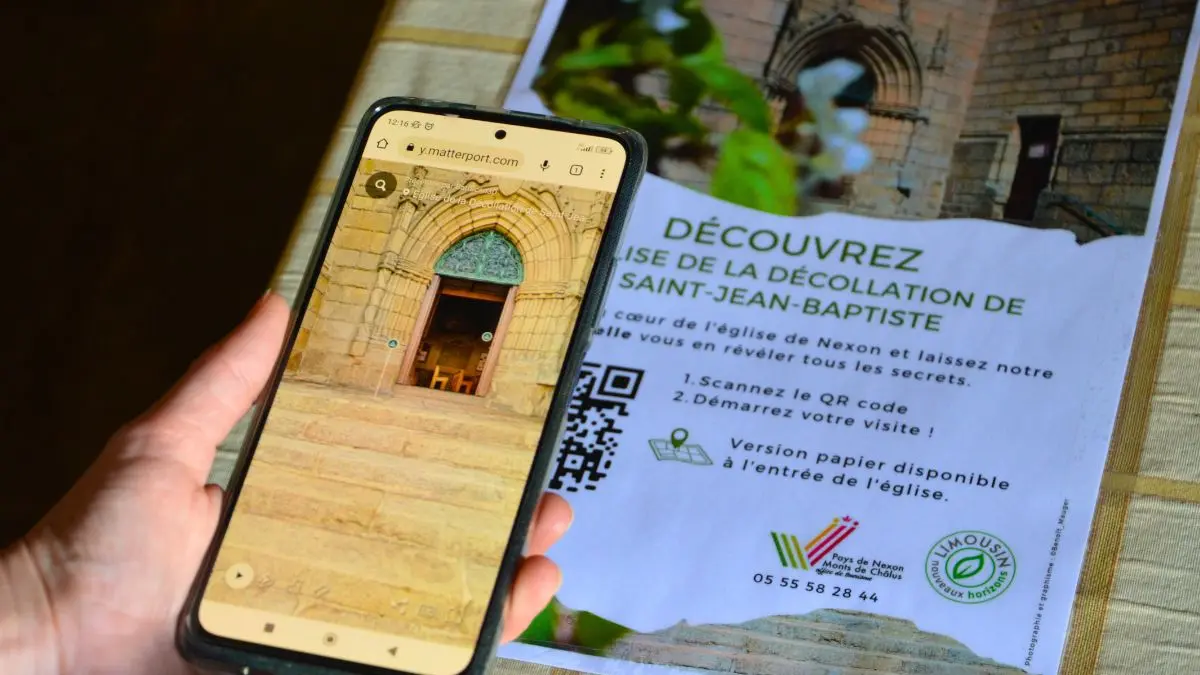 Visite virtuelle de l'église de Nexon